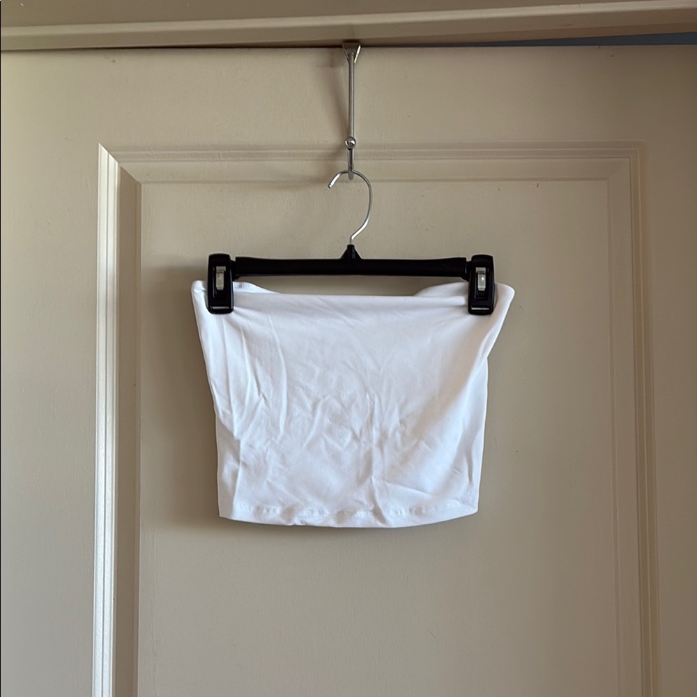 Chic White Tube Top